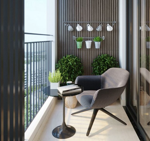 Các mẫu ban công đẹp cho nhà ống, chung cư đẹp hiện đại - 6