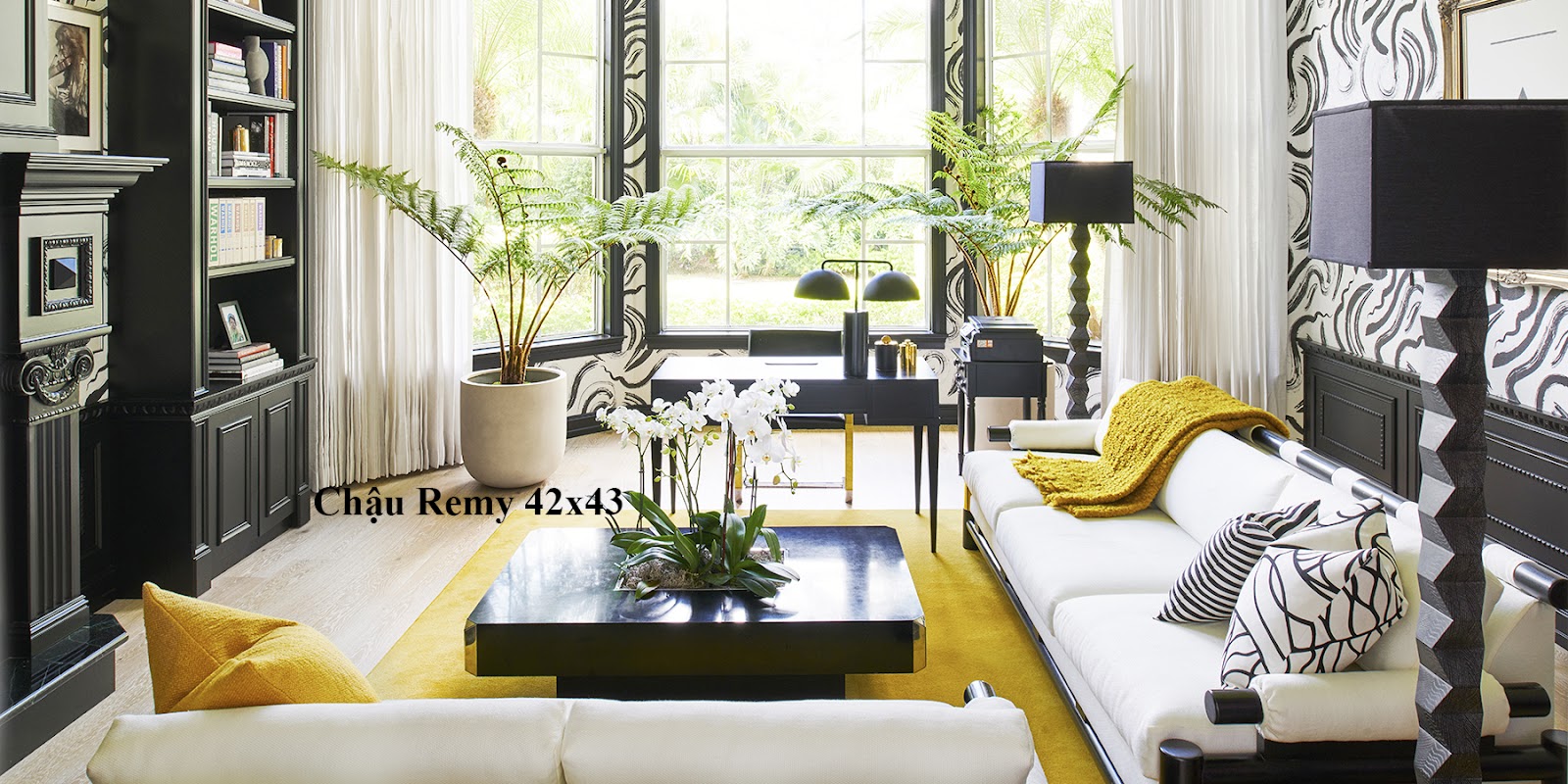 Ba cách Decor chậu cây trong biệt thự-4
