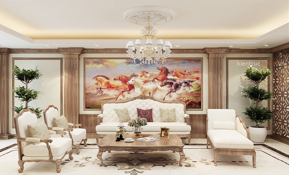 Ba cách Decor chậu cây trong biệt thự