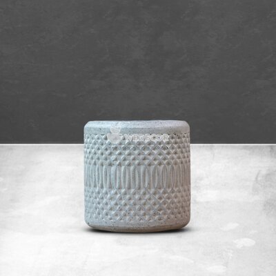 Chậu hình trụ hoạ tiết đặc biệt | Màu tự nhiên 20x20 cm