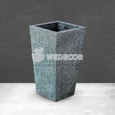 Chậu đá mài hình thang vát đáy | Màu tự nhiên 45x93 cm