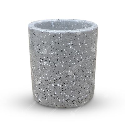 Chậu trụ để bàn mini | TDANG | Màu xám