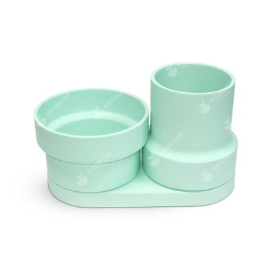 Bộ chậu cảnh để bàn mini | TDANG | Màu xanh mint